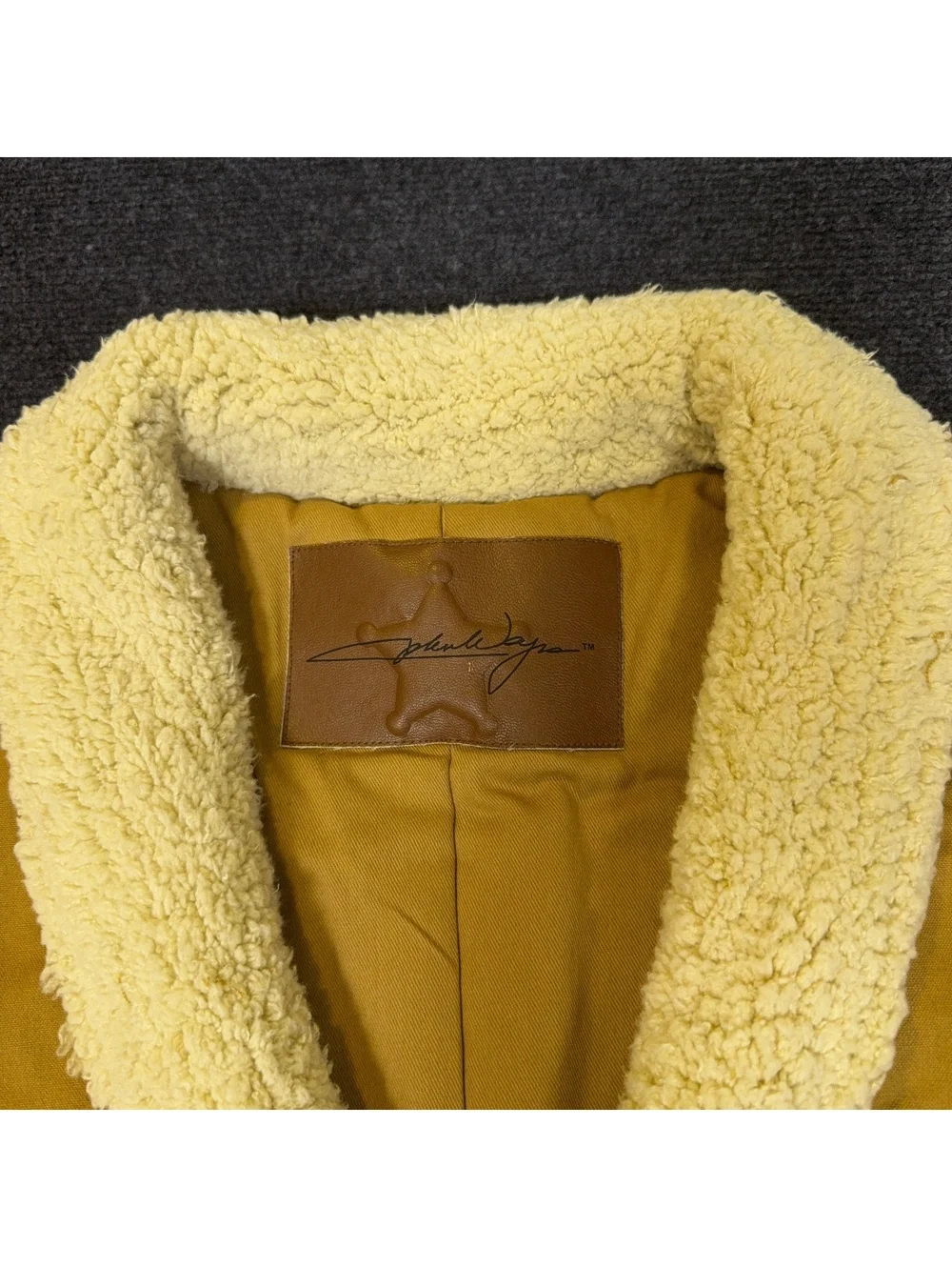NWT John Wayne Western Jacket Sherpa Collar Men's XL